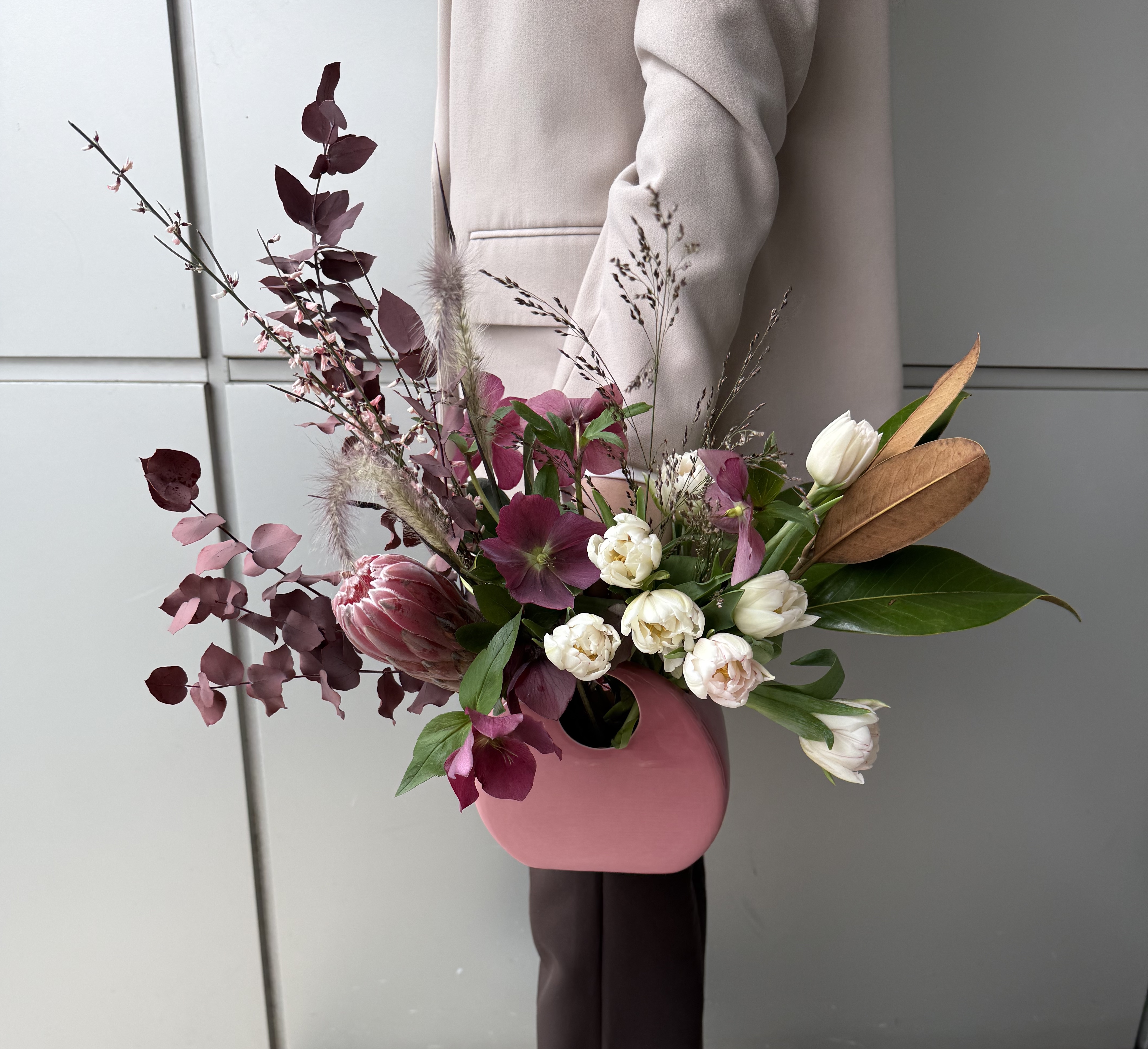 Pochette - aranjament floral